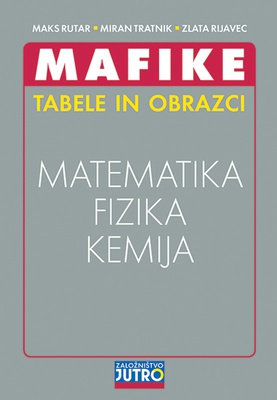 Naslovnica knjige MAFIKE – Tabele in obrazci