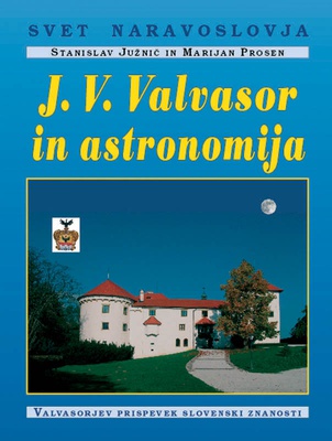 Naslovnica knjige J. V. VALVASOR IN ASTRONOMIJA