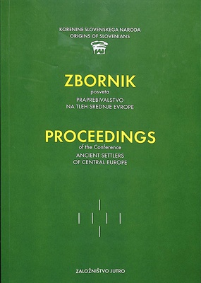 Naslovnica knjige (II.) ZBORNIK KONFERENCE PRAPREBIVALSTVO NA TLEH SREDNJE EVROPE (2002)