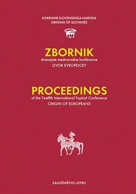 Naslovnica knjige (XIII.) ZBORNIK KONFERENCE IZVOR SLOVENCEV (2014)